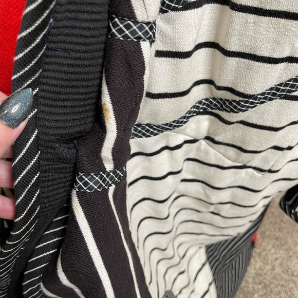 Koos Van Den Akker Vintage Women’s Maxi Coat Patchwork Quilted 80s NYC - Picture 6 of 7